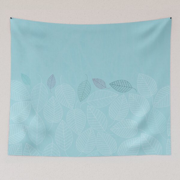 Item preview, LEAVES ENSEMBLE BLUE designed and sold by Pia Schneider.