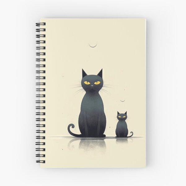 Item preview, Minimalist Cats: Aesthetic of Dark Humor designed and sold by Piotrek0001.