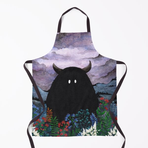 Item preview, little monster and flowers designed and sold by Emla-draws.