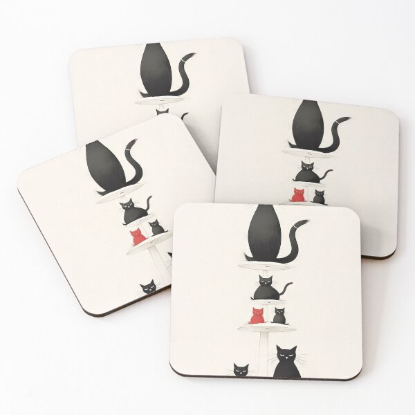 Item preview, Minimalist Cats: Aesthetic of Dark Humor designed and sold by Piotrek0001.