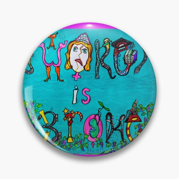 Item preview, woke is broke designed and sold by tracey jacobson.