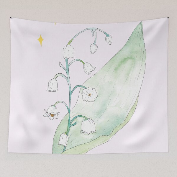 Item preview, Lily of the valley on watercolor designed and sold by Luna-Lebre.