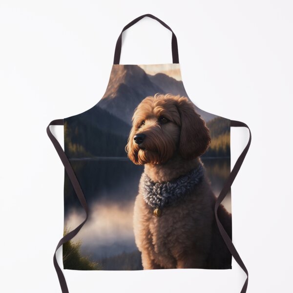 Item preview, Labradoodle in Fantasy World designed and sold by SereneMuses.