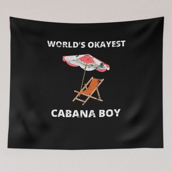 Item preview, Funny cabana boy beach poolside men women Retro Vintage designed and sold by Jeangel97.