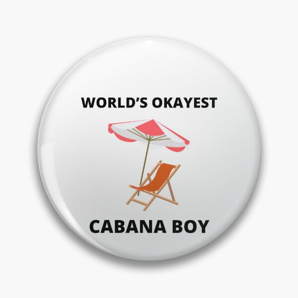 Item preview, Funny cabana boy beach poolside men women designed and sold by Jeangel97.