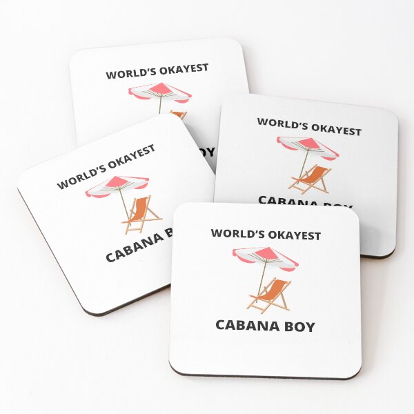 Item preview, Funny cabana boy beach poolside men women designed and sold by Jeangel97.
