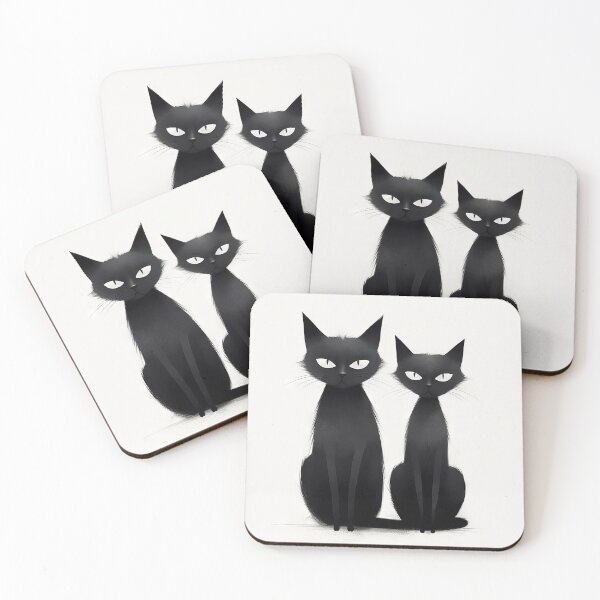 Item preview, Minimalist Cats: Aesthetic of Dark Humor designed and sold by Piotrek0001.