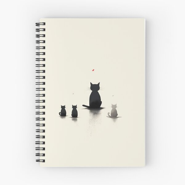 Item preview, Minimalist Cats: Aesthetic of Dark Humor designed and sold by Piotrek0001.