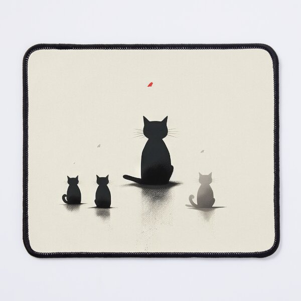 Item preview, Minimalist Cats: Aesthetic of Dark Humor designed and sold by Piotrek0001.