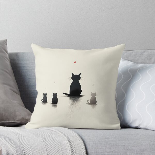 Item preview, Minimalist Cats: Aesthetic of Dark Humor designed and sold by Piotrek0001.