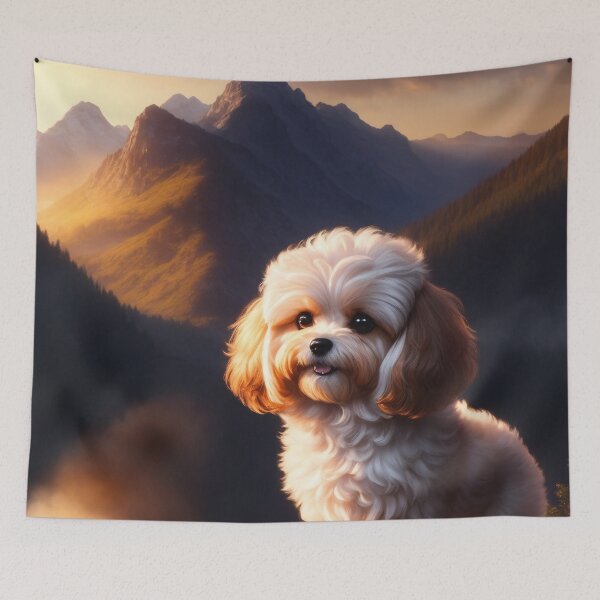 Item preview, Maltipoo in Fantasy World designed and sold by SereneMuses.