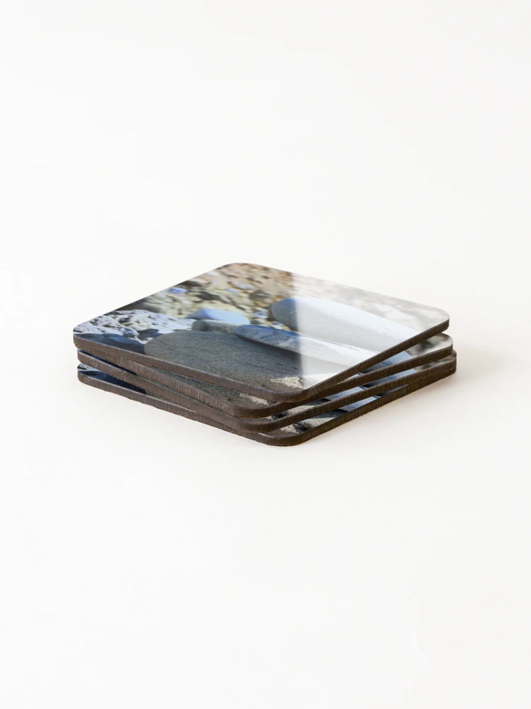 Thumbnail 4 of 5, Coasters (Set of 4), Stacked Rocks designed and sold by WStudio21.