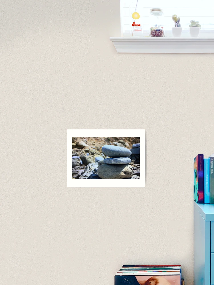 Thumbnail 2 of 3, Art Print, Stacked Rocks designed and sold by WStudio21.