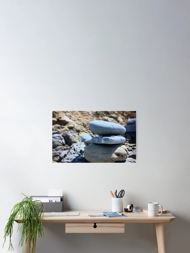 Thumbnail 2 of 3, Poster, Stacked Rocks designed and sold by WStudio21.