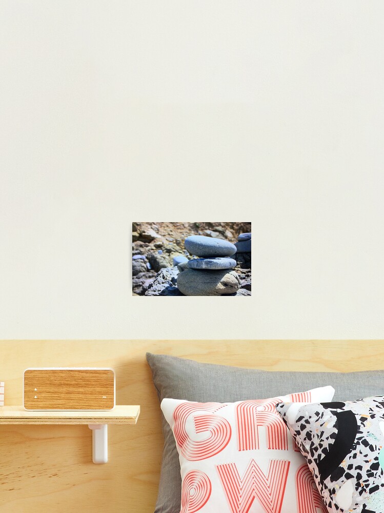 Thumbnail 2 of 3, Photographic Print, Stacked Rocks designed and sold by WStudio21.
