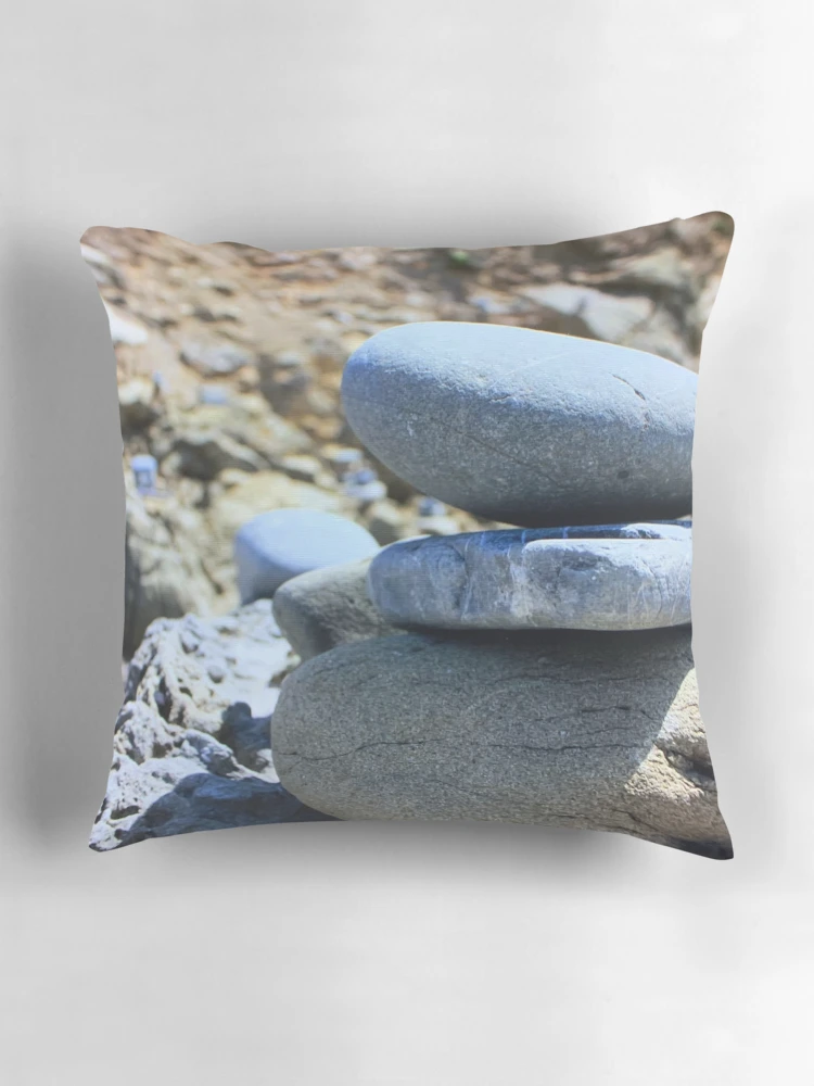 Thumbnail 3 of 4, Pillow, Stacked Rocks designed and sold by WStudio21.