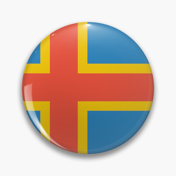 Item preview, Flag of Aland Islands designed and sold by Uryummypie.