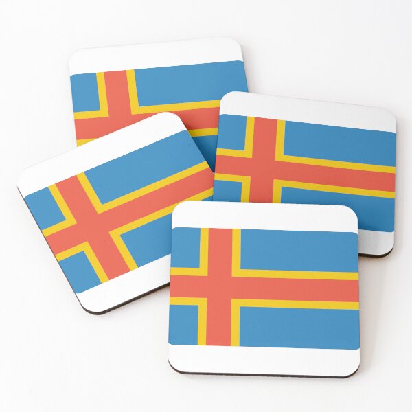 Item preview, Flag of Aland Islands designed and sold by Uryummypie.