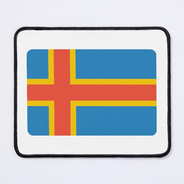 Item preview, Flag of Aland Islands designed and sold by Uryummypie.