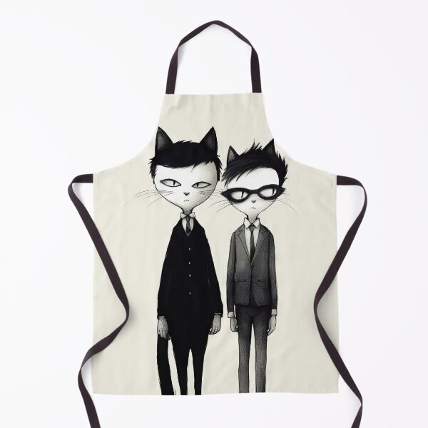 Item preview, Minimalist Cats: Aesthetic of Dark Humor designed and sold by Piotrek0001.