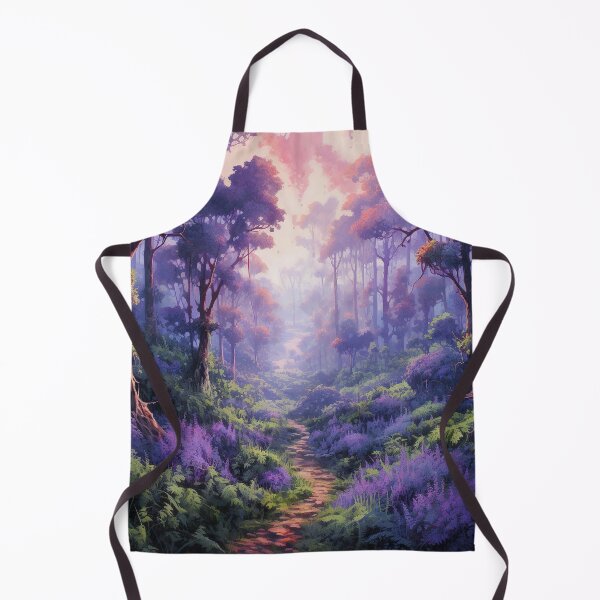Item preview, Lavender Dreams: A Serene Forest of Purple Hues Landscape designed and sold by EVA4designs.