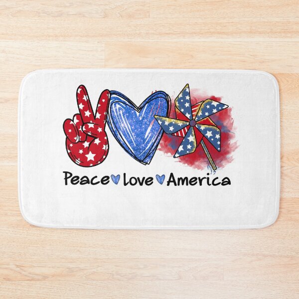 Item preview, Happy 4th of July Peace Love Americ designed and sold by JIArtistry.