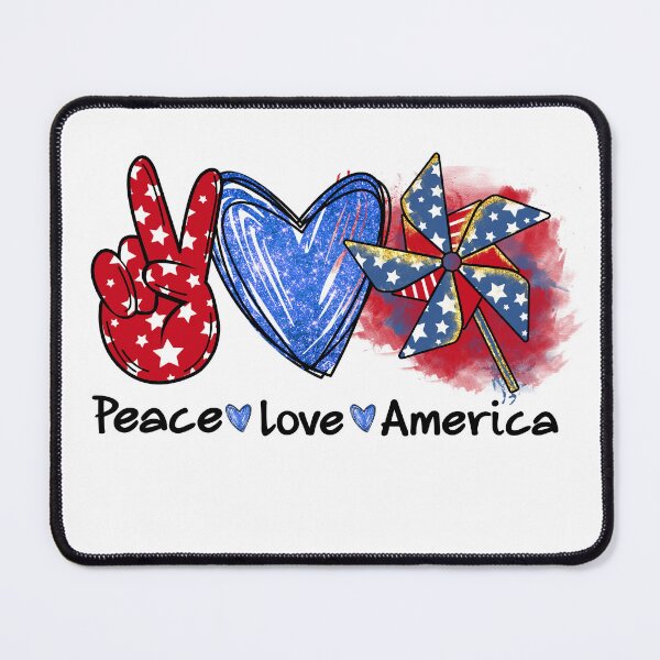 Item preview, Happy 4th of July Peace Love Americ designed and sold by JIArtistry.