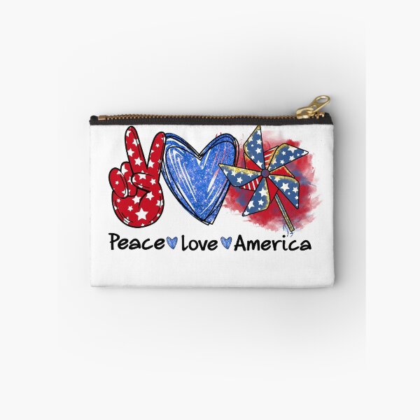 Item preview, Happy 4th of July Peace Love Americ designed and sold by JIArtistry.