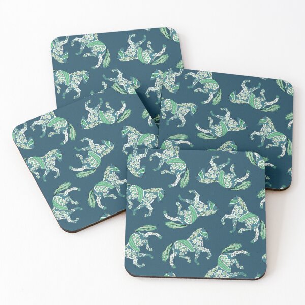 Artikelvorschau, Dressurponys - Blau entworfen und verkauft von Sarah Thorpe Designs .