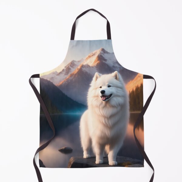 Item preview, Samoyed in Fantasy World designed and sold by SereneMuses.