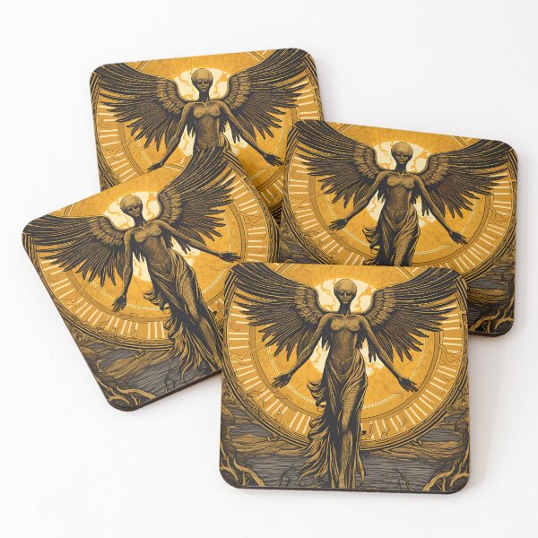 Item preview, She Blesses Us All - Linocut Art designed and sold by LampDigiArt.