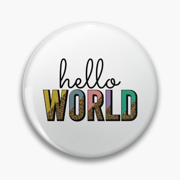 Item preview, Hello World designed and sold by Dina S  Morris.