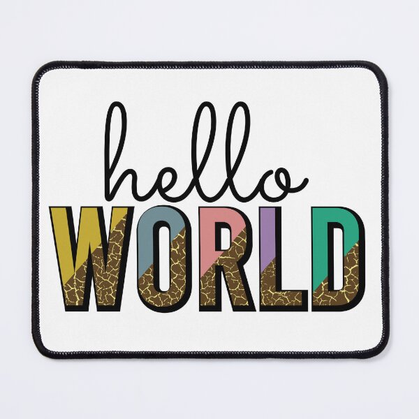Item preview, Hello World designed and sold by Dina S  Morris.