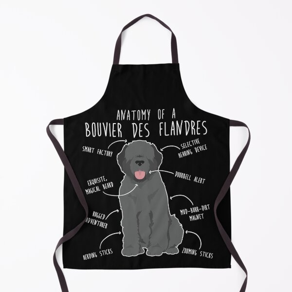 Item preview, Bouvier Des Flandres Grey Dog Anatomy designed and sold by Clara Hollins.