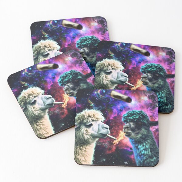 Item preview, Cosmic Cud: Alpacas Blaze Amongst the Stars designed and sold by Rastadoc 420.
