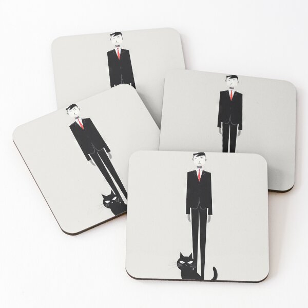 Item preview, Minimalist Cats: Aesthetic of Dark Humor designed and sold by Piotrek0001.