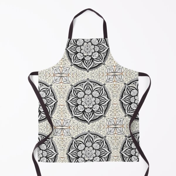 Item preview, Monochrome Mandala Line Drawing designed and sold by sudipaspeaks.