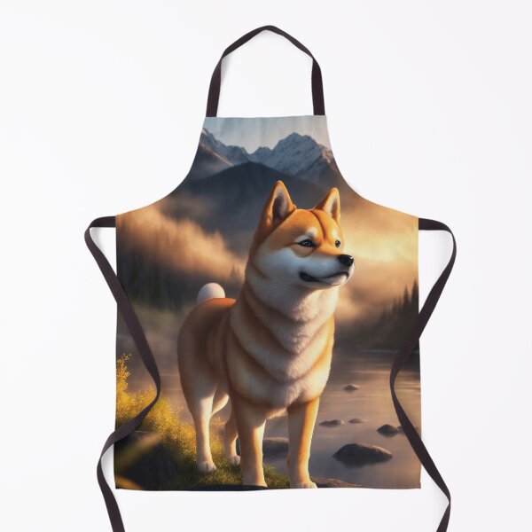 Item preview, Shiba Inu in Fantasy World designed and sold by SereneMuses.