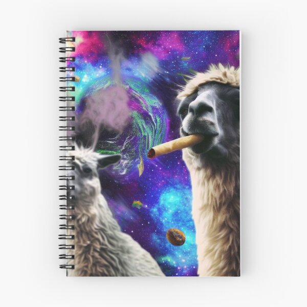 Item preview, Nebula Nibbles: Space Alpacas Indulging in Smoke designed and sold by Rastadoc 420.