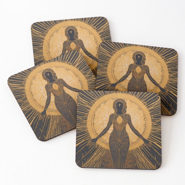 Item preview, Sanctification of the Self - Linocut Art designed and sold by LampDigiArt.