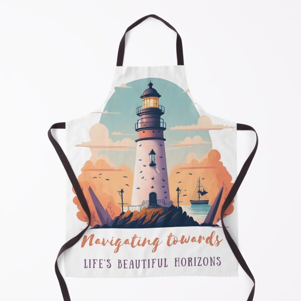 Item preview, Navigating towards life's beautiful horizons | Lighthouse designed and sold by GediaPrints.