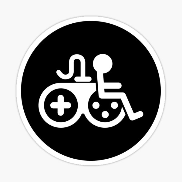 Game Accessibility Information Symbol Sticker