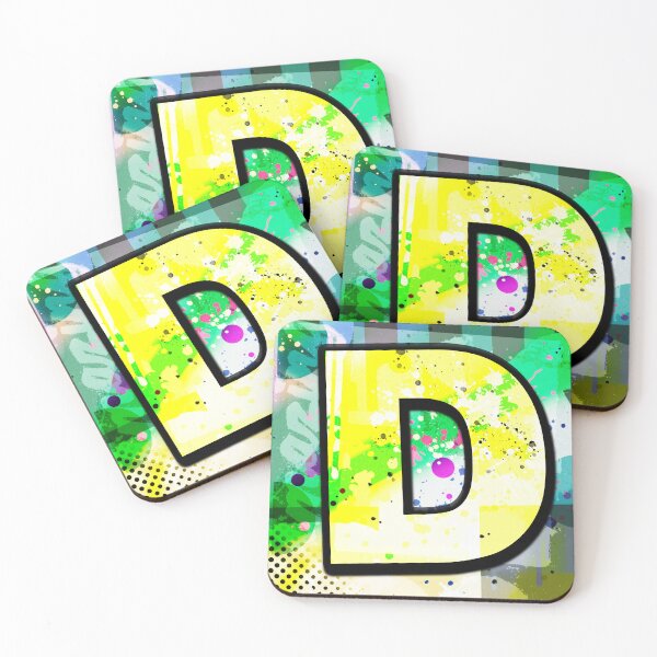 Item preview, Letter D graffiti style designed and sold by emanuelbiz.