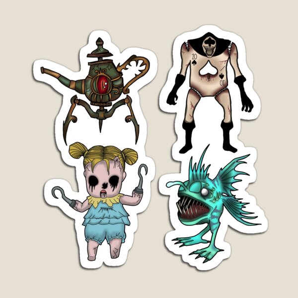 Item preview, 4 Sticker Alice Madness Returns Enemies  designed and sold by Gingercitrus31.
