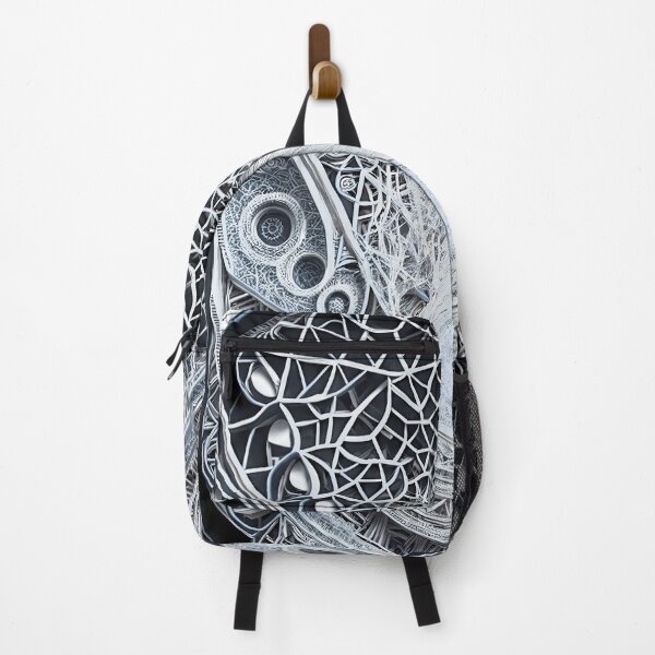 Item preview, White Fractals geometry designed and sold by Transelasticart.