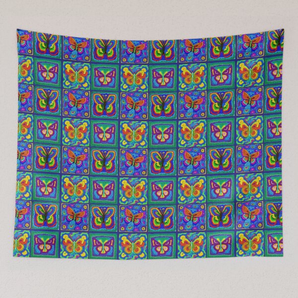 Item preview, Crocheted grandmother's squares. Abstraction. designed and sold by Natalia-Vlad.