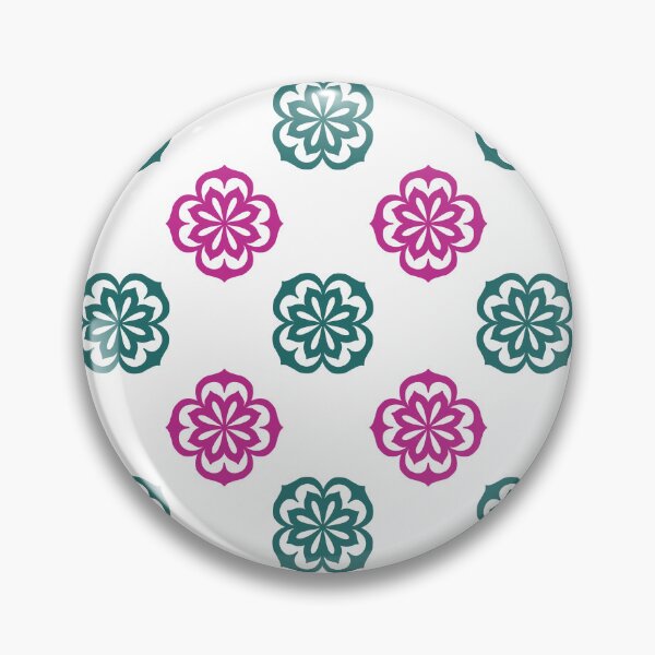 Artikelvorschau, No.113-Pink&Green floral block pattern design entworfen und verkauft von Pattern Pie.