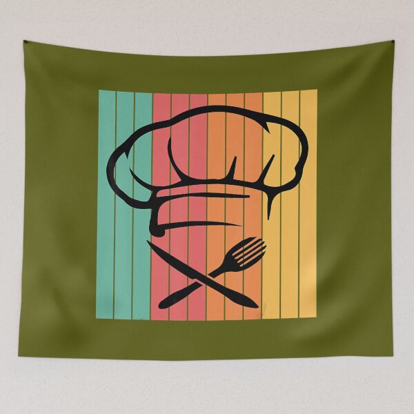 Item preview, Chef Hat and Spatula Icon Vintage Retro Cooking Tee for Unis 		 designed and sold by oiaufsvm53.