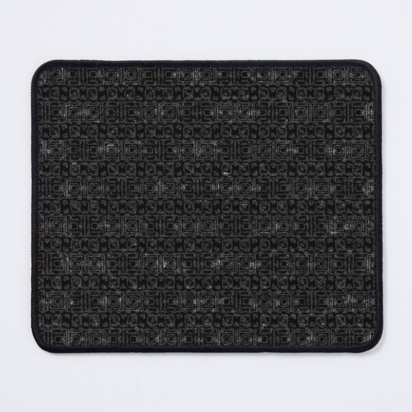 Item preview,  Gray undone checkered pattern on black background. designed and sold by MirBer.