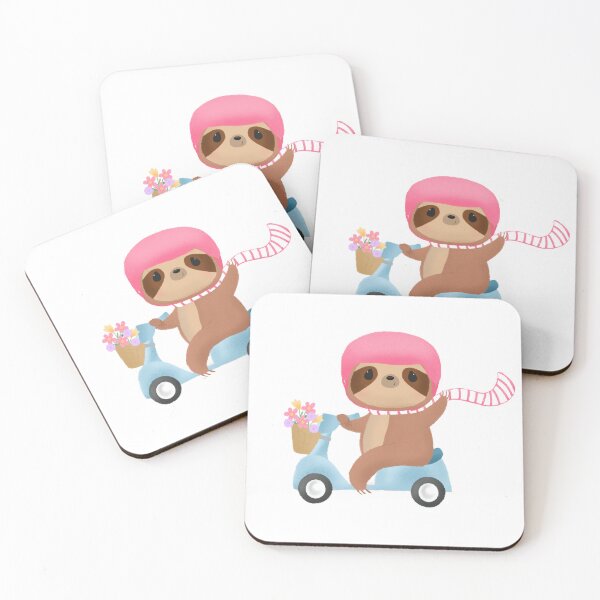 Item preview, Scooter Riding Sloth designed and sold by Cattodoodles.
